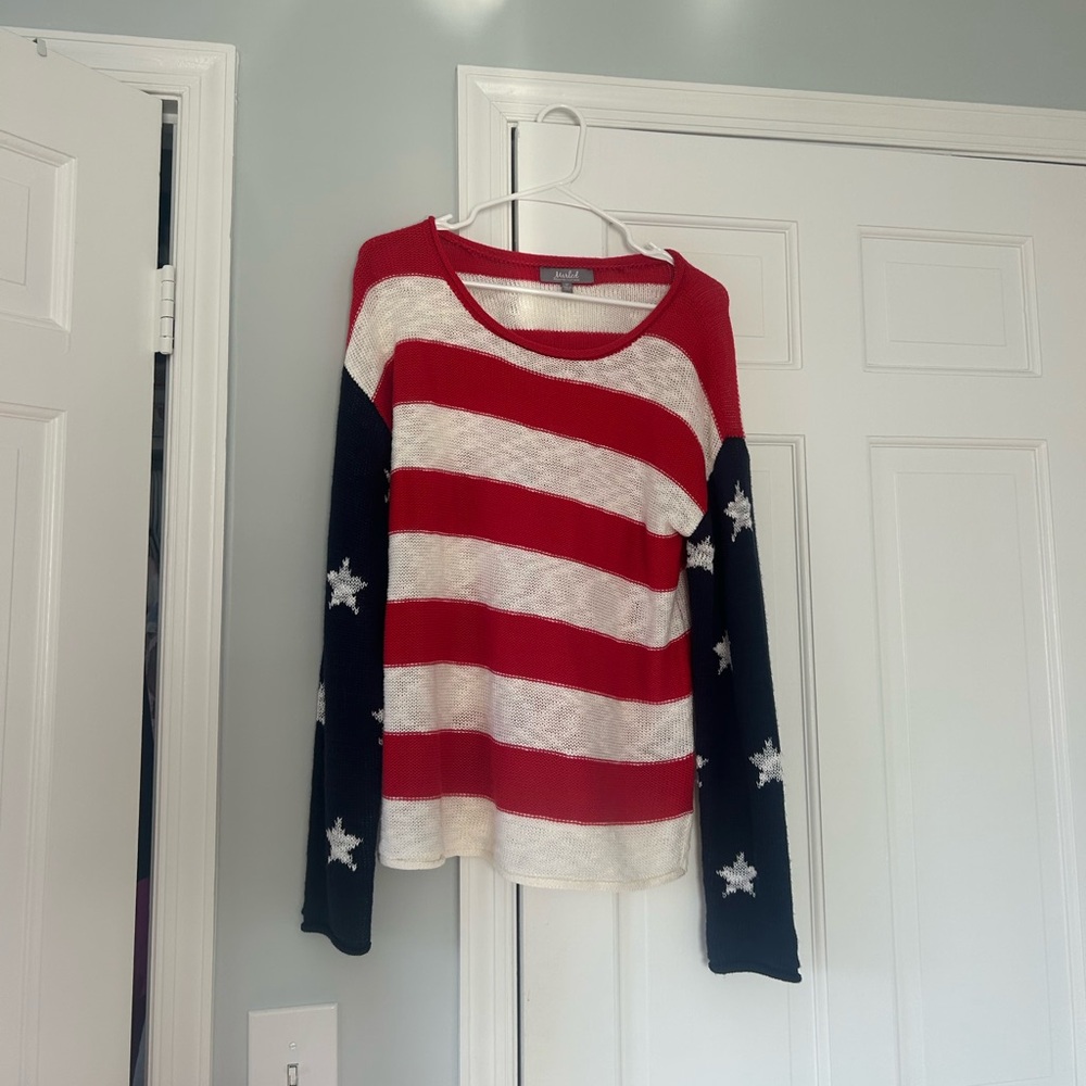 American Flag Sweater